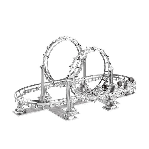 DIY 3D metal model puzzle kit in detailed alloy vehicle, ride, and military designs