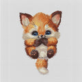 Cute Fox Cross Stitch Kit – Beginner Embroidery Set