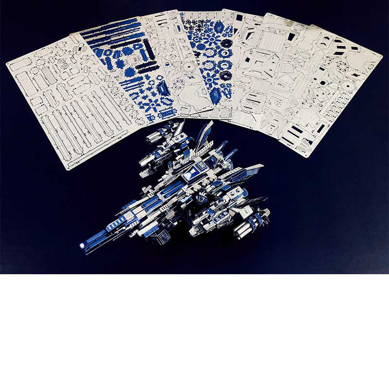 DIY 3D stainless steel model puzzle kit for ages 14 and older
